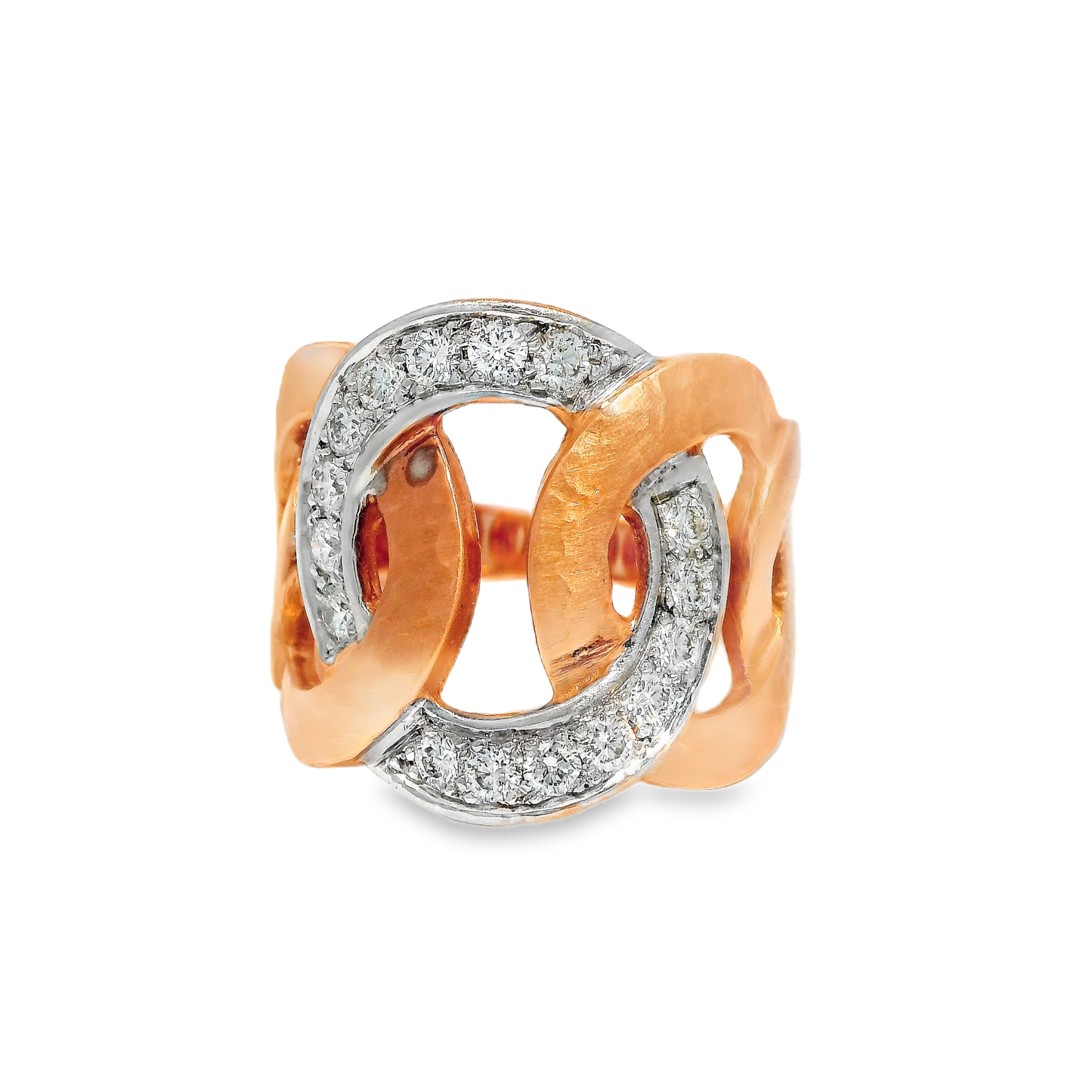 0.65CT Diamond Ring 18K Rose Gold