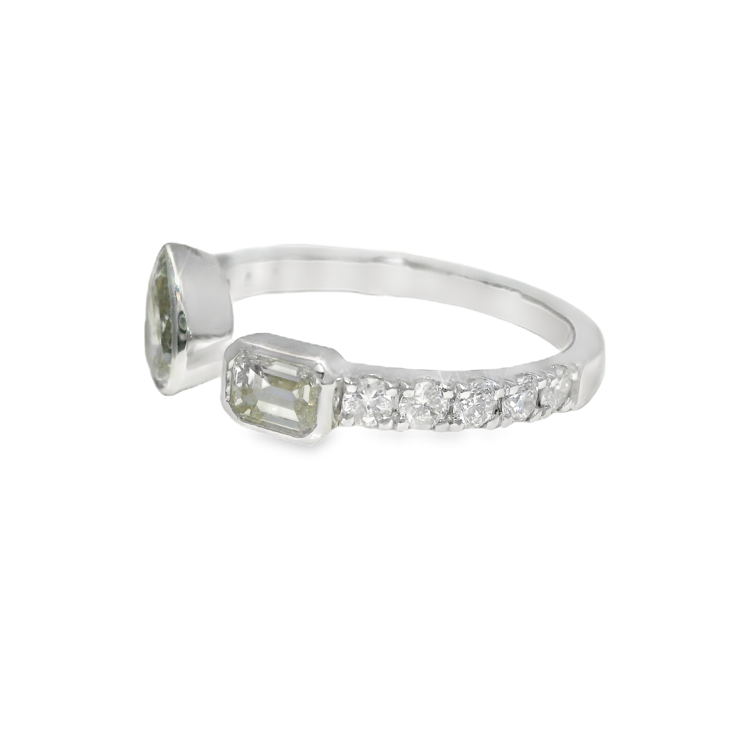 1.02CT Diamond Ring 18k White Gold