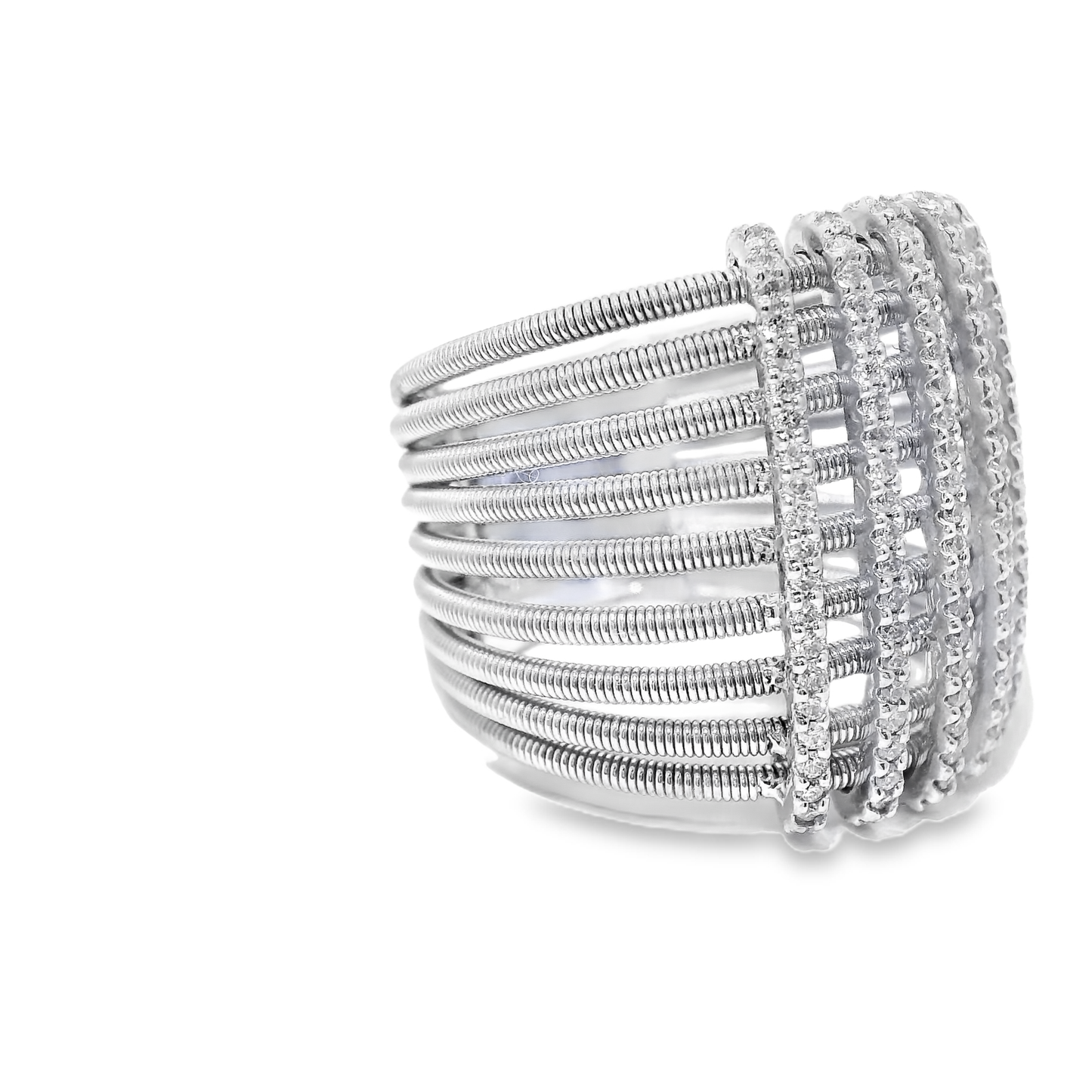 0.57CT Diamond Ring 14k White Gold