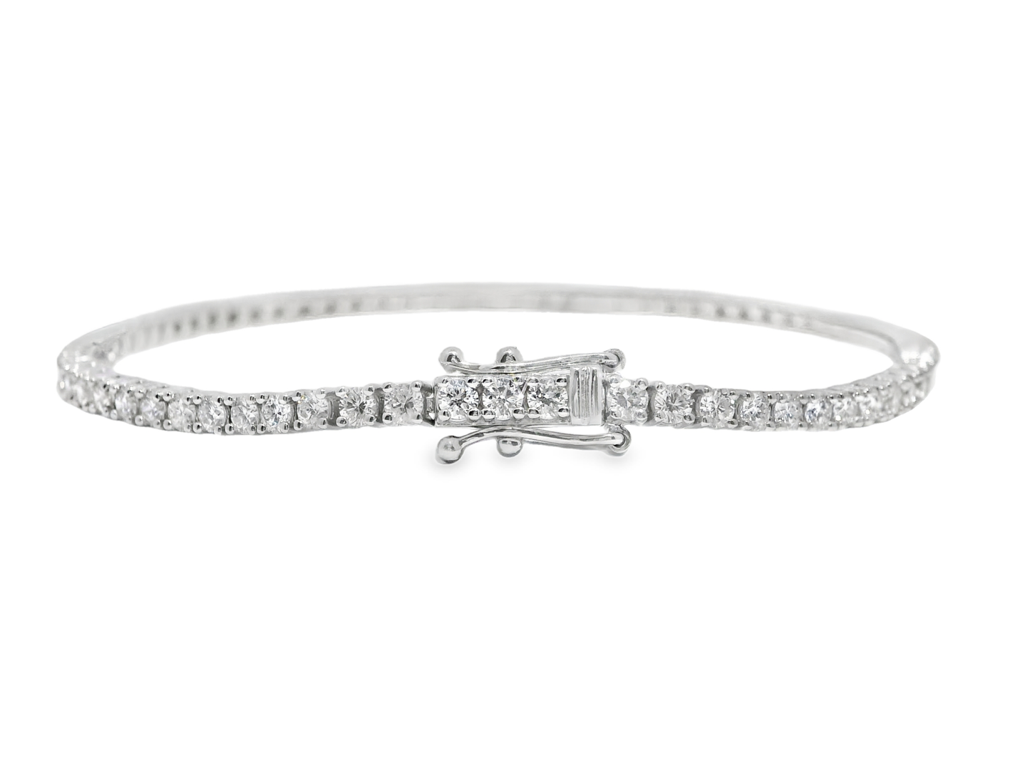 2.91Ct diamond Bracelet 14k White Gold