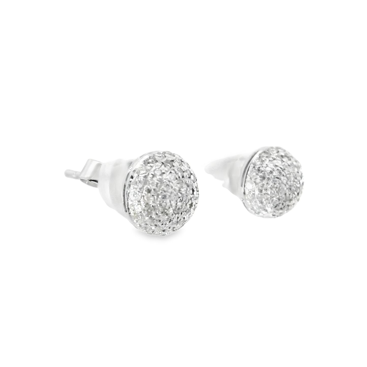 0.57ct Diamond 14k White Gold Earring
