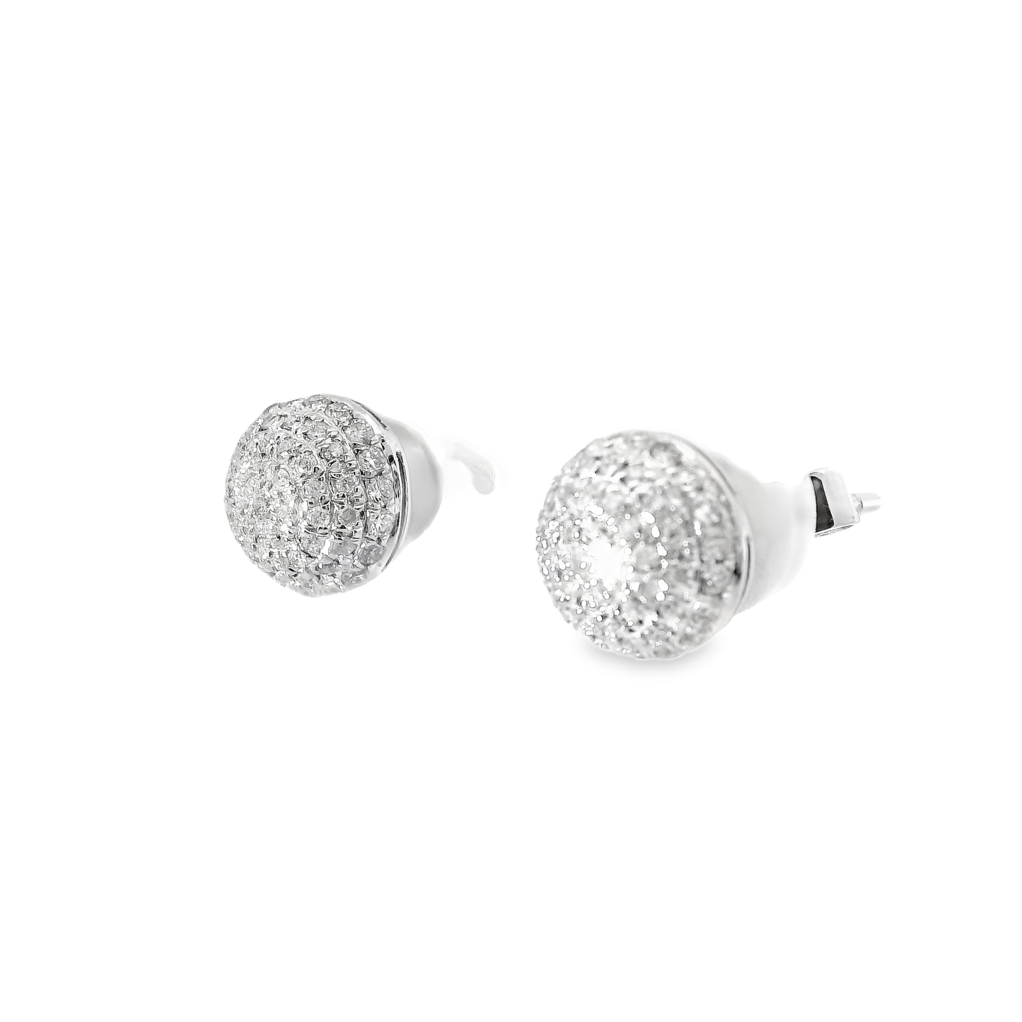 0.57ct Diamond 14k White Gold Earring