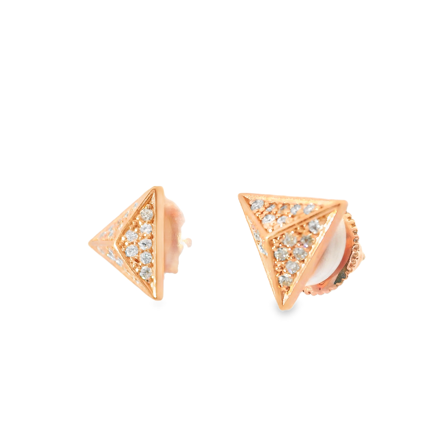 0.28CT Diamond 14k Gold Earring