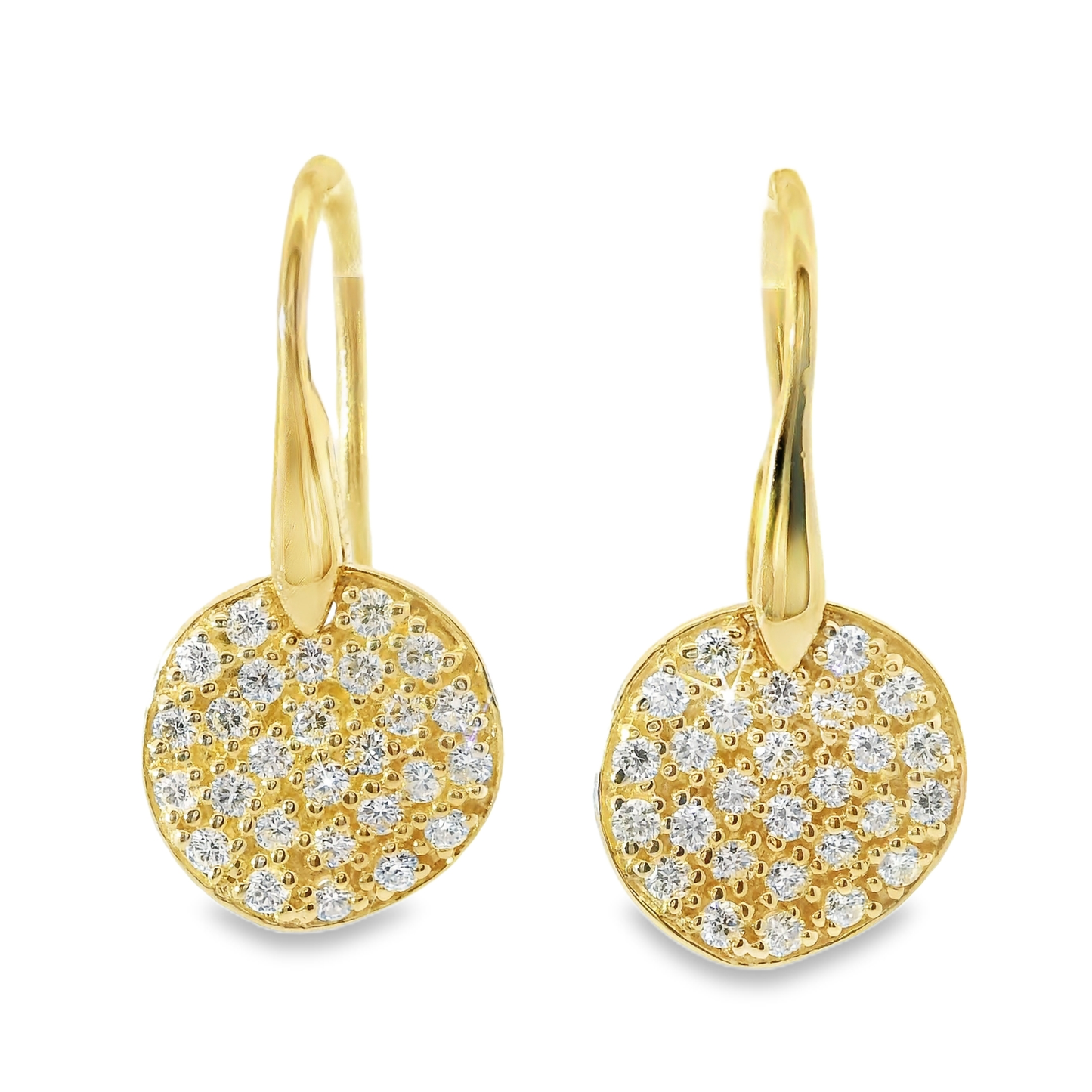 1.11CT Diamond 14k Gold Earring