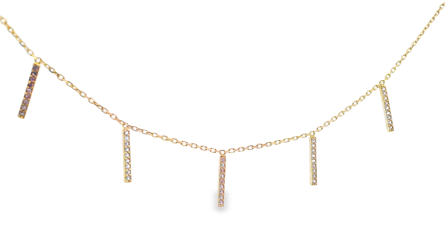 0.33CT Pink Sapphire 14k Rose Gold