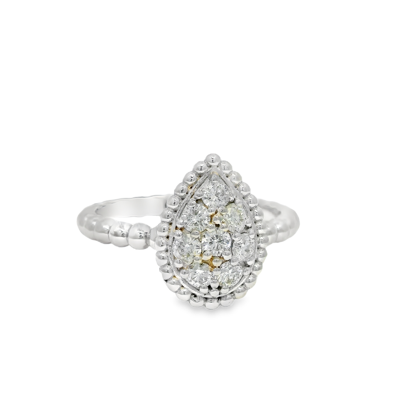 0.39CT Diamond 14K White Gold