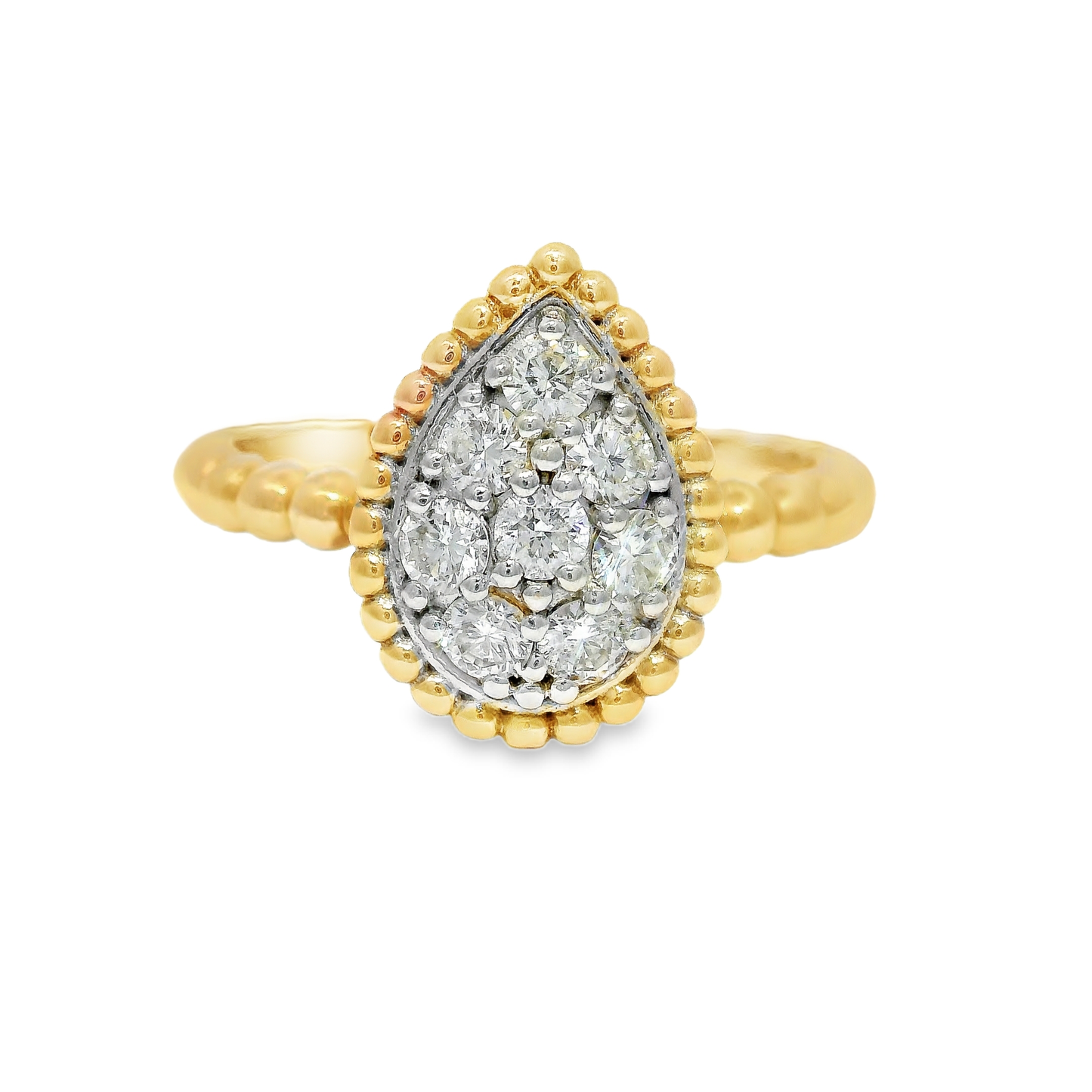 0.39CT Diamond 14K Yellow Gold
