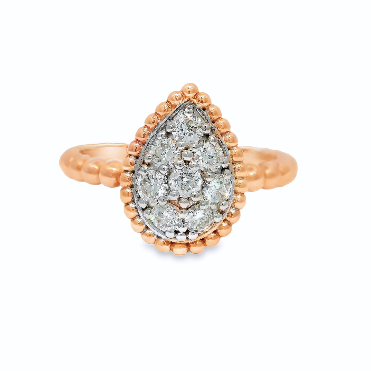 0.39CT Diamond 14K Rose Gold