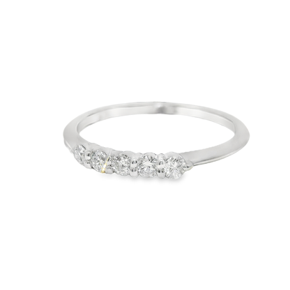 0.20CT Diamond Ring 18K White Gold