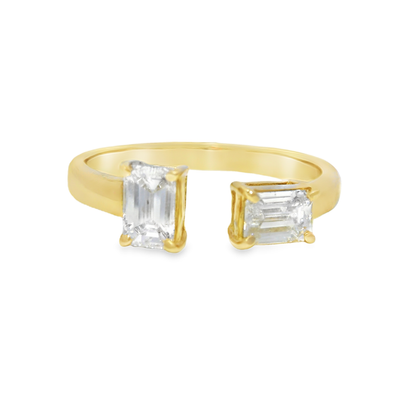 0.52CT Diamond Ring 18k Yellow Gold
