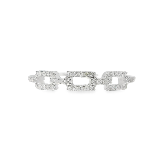 0.12CT Diamond Ring 14k White Gold