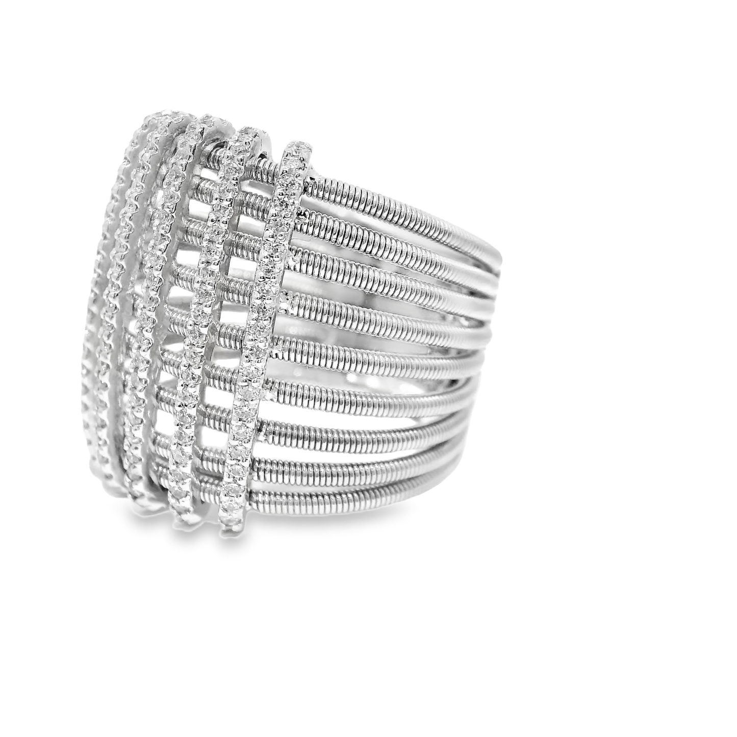 0.57CT Diamond Ring 14k White Gold