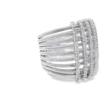 0.57CT Diamond Ring 14k White Gold
