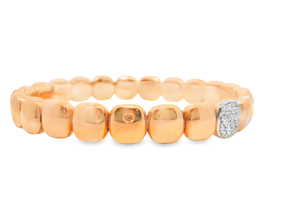 0.29CT Diamond Bangle 18k Rose Gold