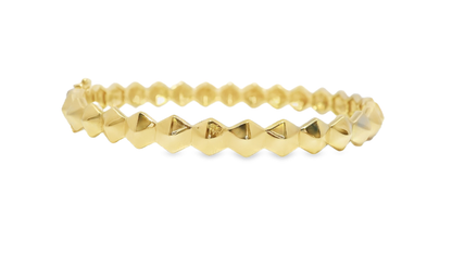 0.25CT Diamond Bangle 14k Yellow Gold