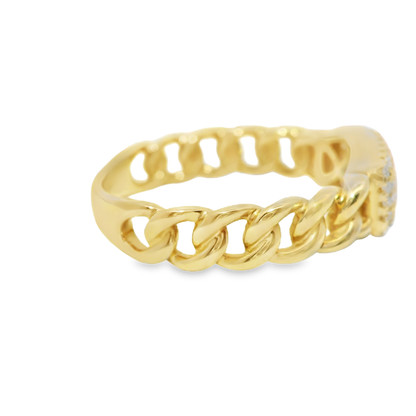 0.30CT Diamond Ring 14k Yellow Gold