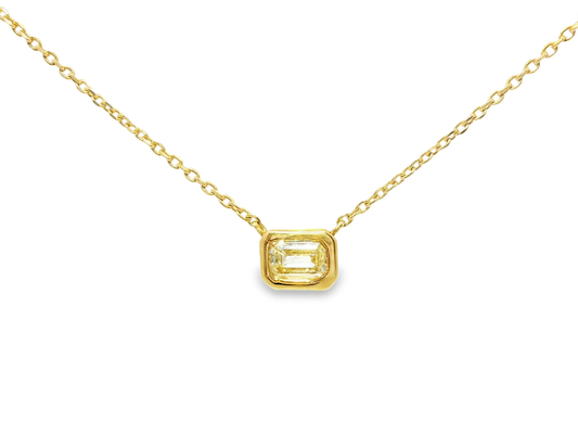 0.22CT Diamond Pendant 18k Yellow Gold