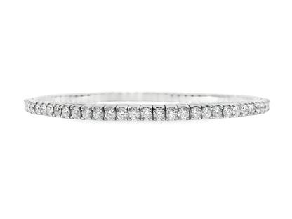 3.78CT Lab Diamond Bracelet 14k White Gold