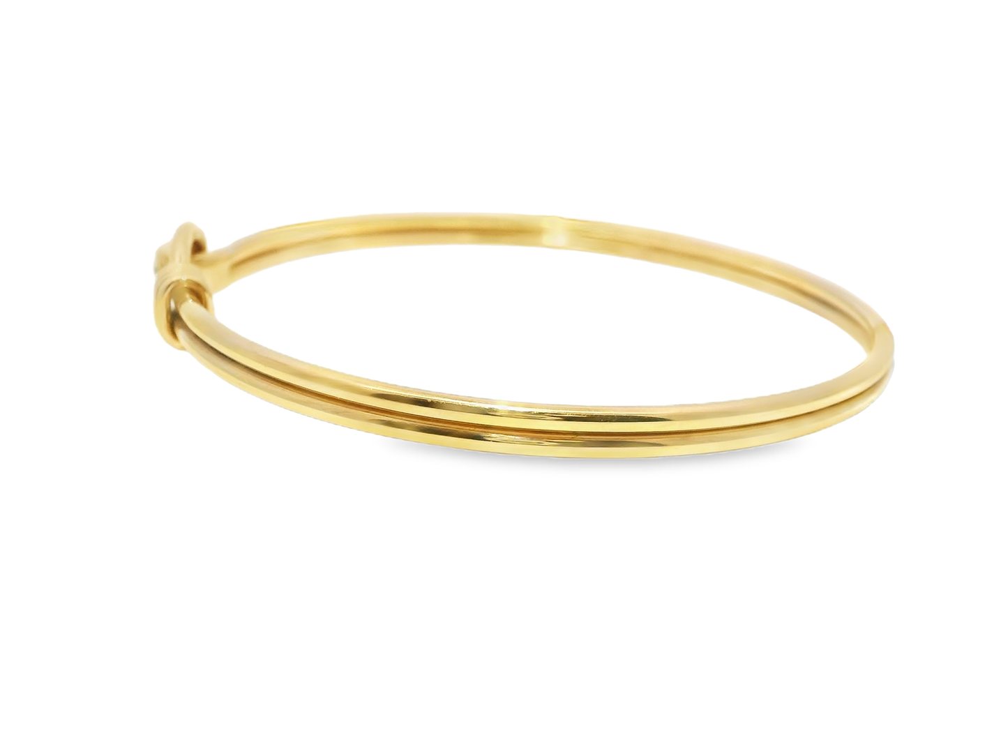 0.13CT diamond Bangle 18k Rose Gold