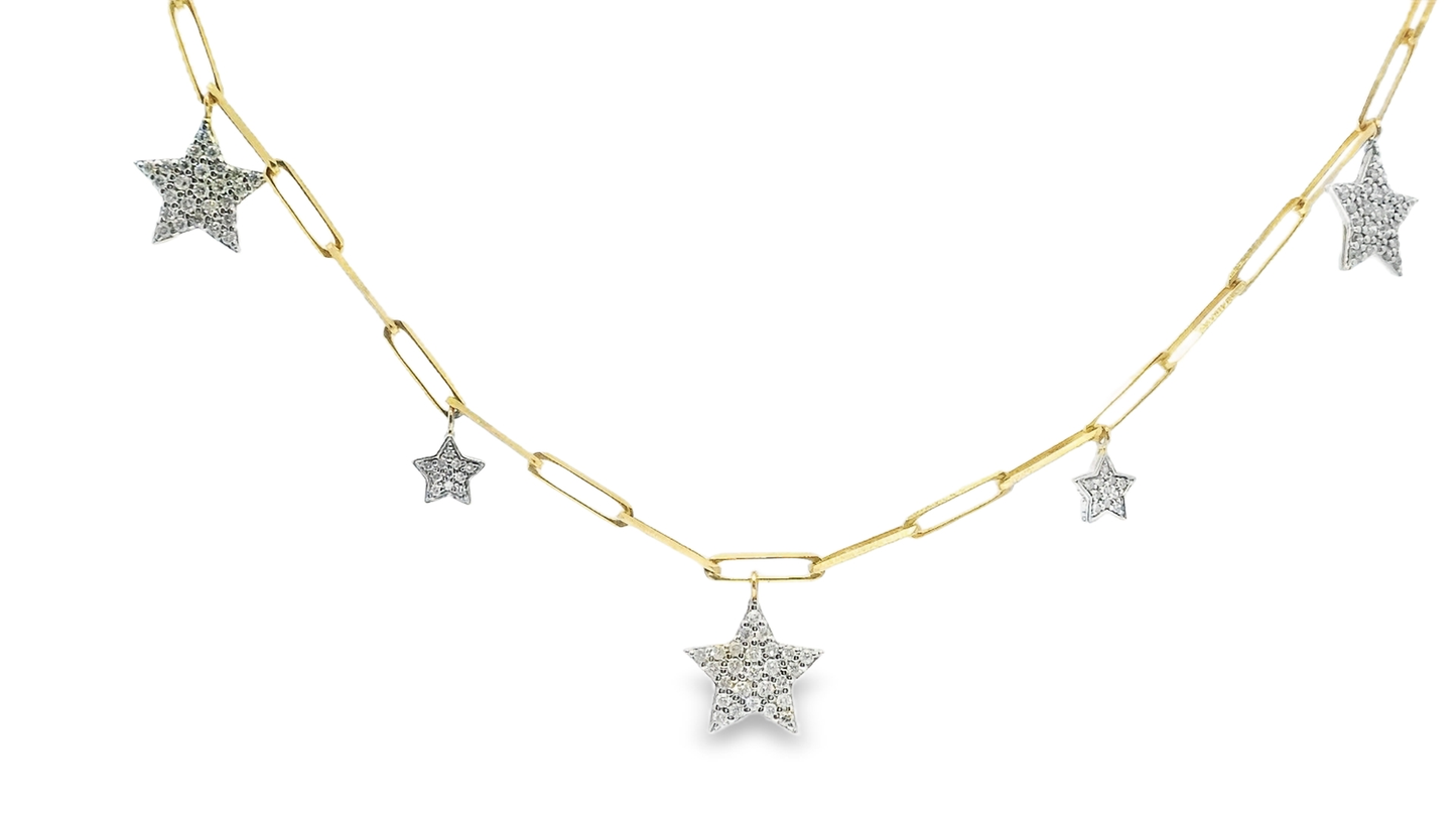 1.07Ct Diamond Pendant 14k Yellow Gold
