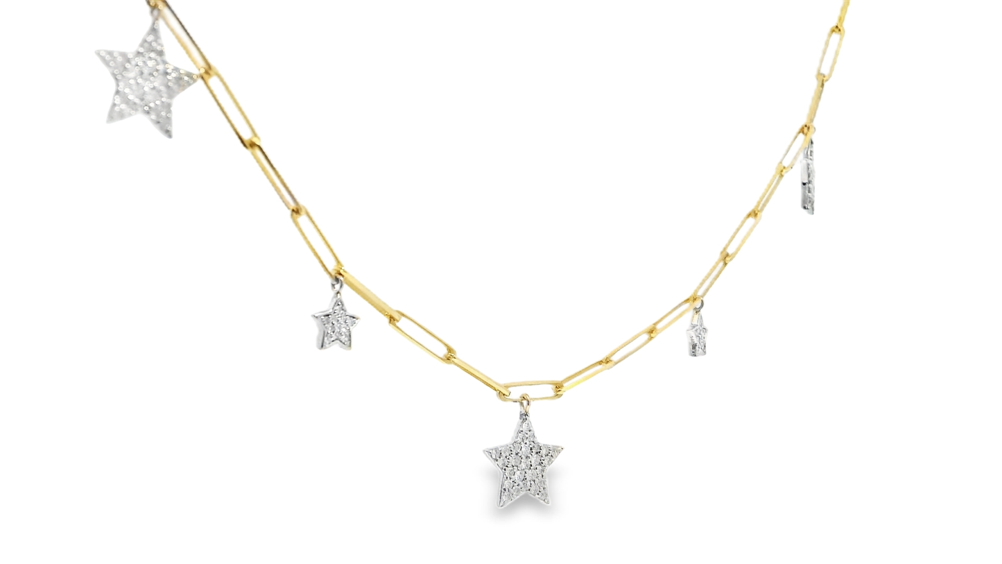 1.07Ct Diamond Pendant 14k Yellow Gold