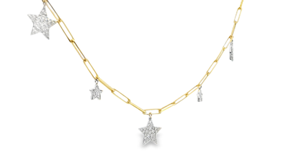 1.07Ct Diamond Pendant 14k Yellow Gold