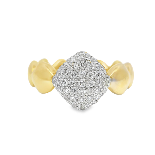 0.50Ct Diamond Ring 18k Yellow Gold