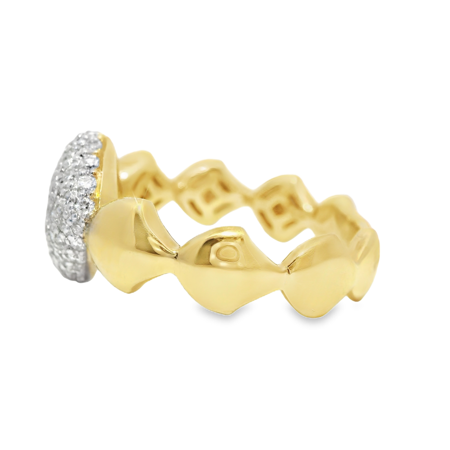 0.50Ct Diamond Ring 18k Yellow Gold