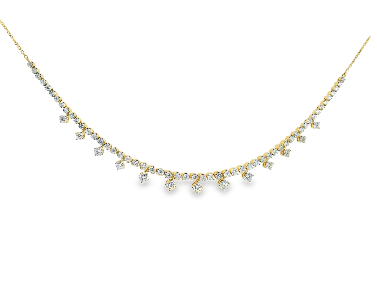 2.05Ct diamond Pendant 14k Yellow Gold
