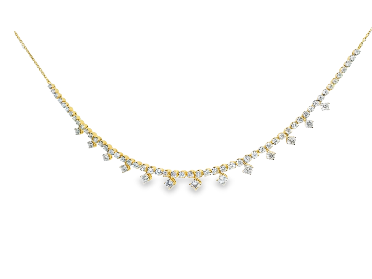 2.05Ct diamond Pendant 14k Yellow Gold