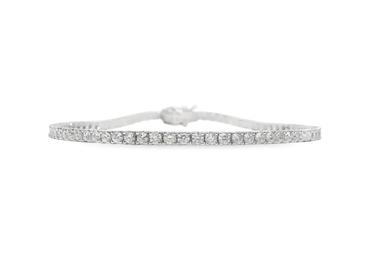 2.67Ct diamond Bracelet 14k White Gold