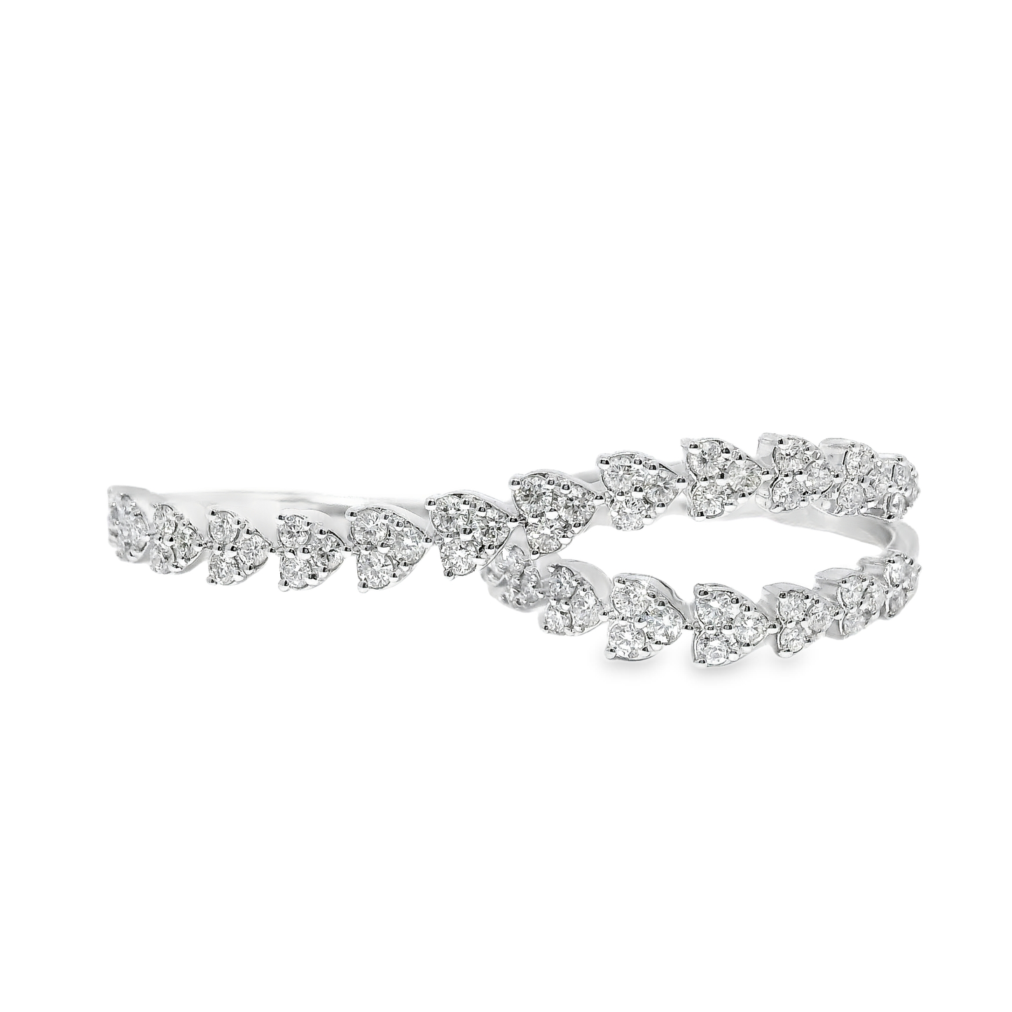 1.03CT Diamond Fashion Ring 14k White Gold