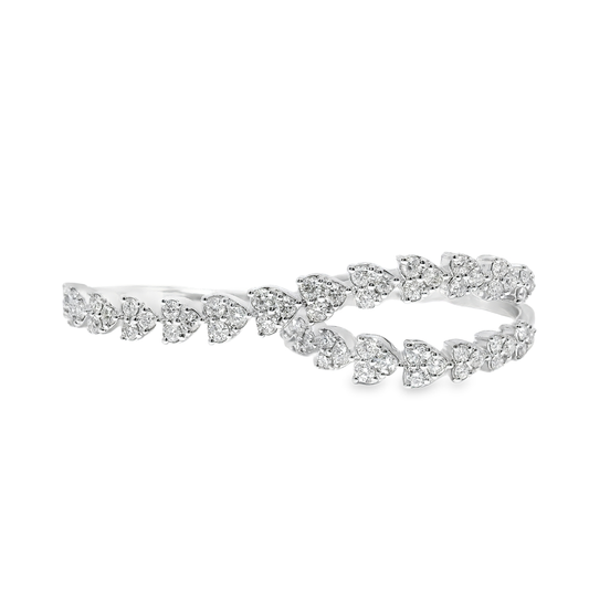 1.03CT Diamond Fashion Ring 14k White Gold