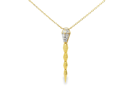 0.21T Diamond Pendant 14k Yellow Gold