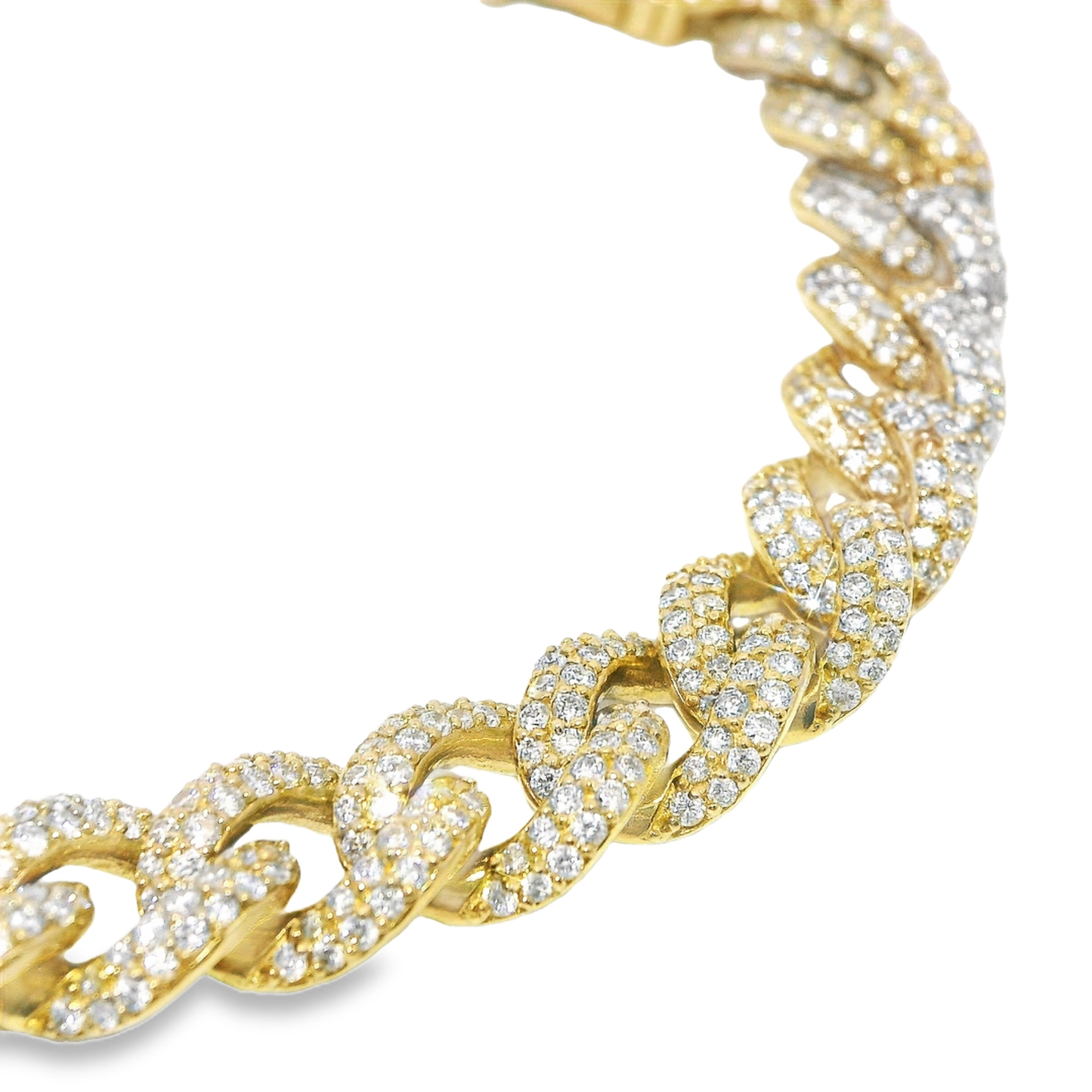 4.45CT Diamond Bracelet 14k Yellow Gold