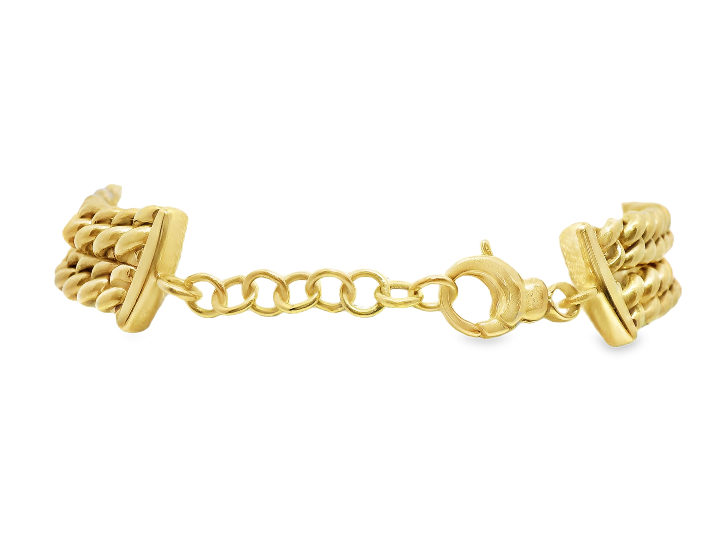 3.35CT Diamond Bracelet 18k  Yellow Gold