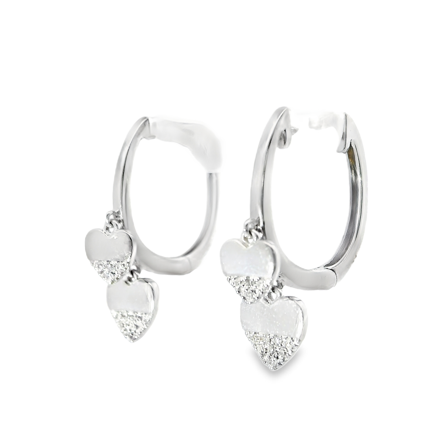 0.08Ct Diamond 14k Gold Earring