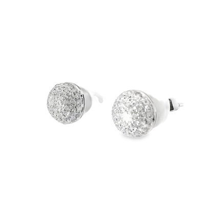 0.57ct Diamond 14k White Gold Earring