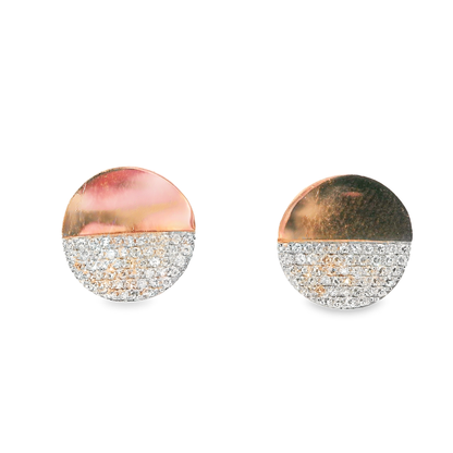 0.32CT Diamond 14k Gold Earring