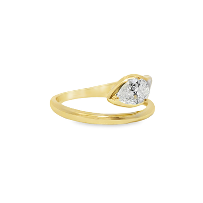 0.43Ct Lab Diamond 14kYellow Gold Ring