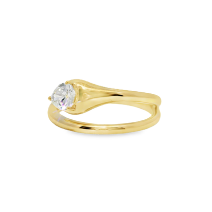 0.43Ct Lab Diamond 14kYellow Gold Ring