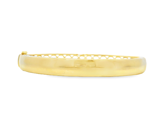 1.47ct Diamond Bangle 14k Yellow Gold
