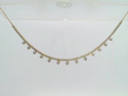 2.05Ct diamond Pendant 14k Yellow Gold