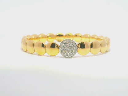 0.45CT Diamond Bangle 18k Rose gold