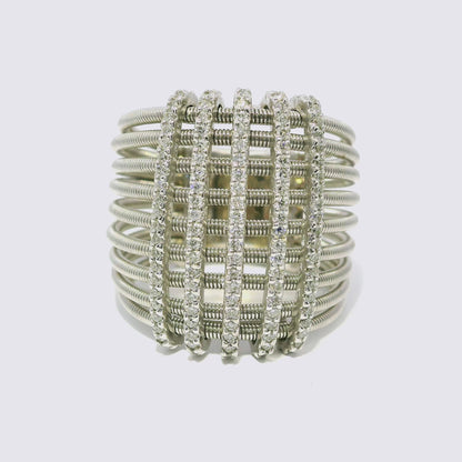 0.57CT Diamond Ring 14k White Gold