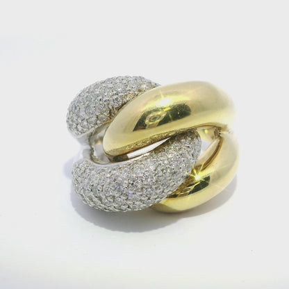 2.60CT diamond Rind 14k Yellow Gold