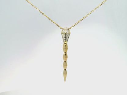 0.21T Diamond Pendant 14k Yellow Gold