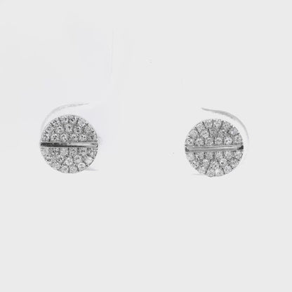 0.17CT Diamond 14k Gold Earring